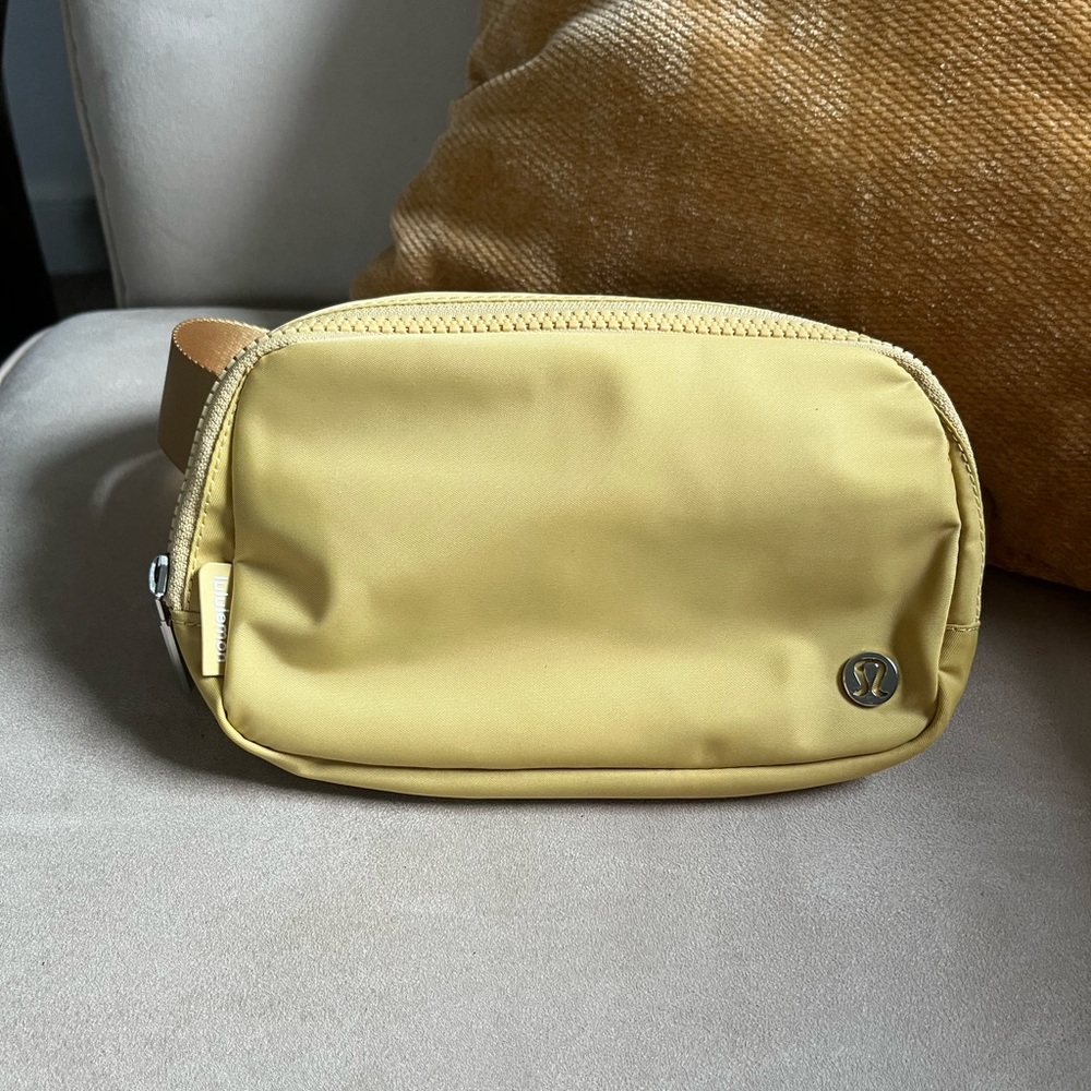 Lululemon belt bag yellow
